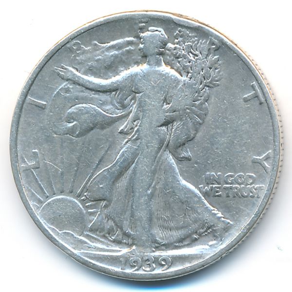 США, 1/2 доллара (1939 г.)