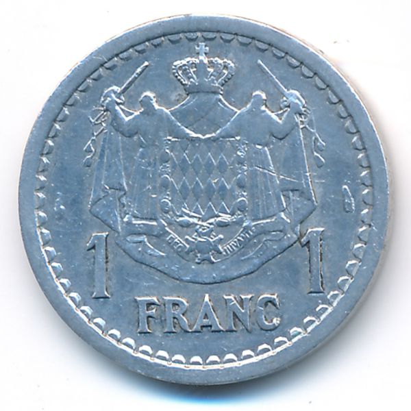 Монако, 1 франк (1943 г.)