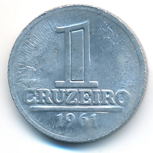 Бразилия, 1 крузейро (1961 г.)