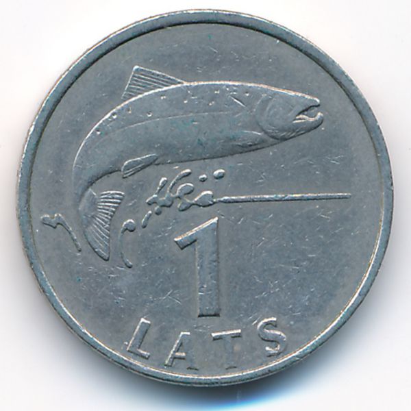 Латвия, 1 лат (1992 г.)