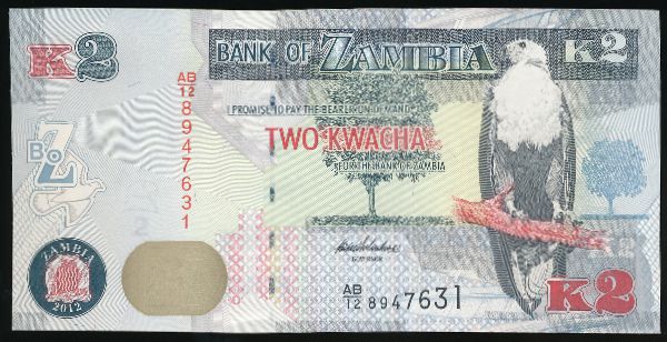 Замбия, 2 квача (2012 г.)