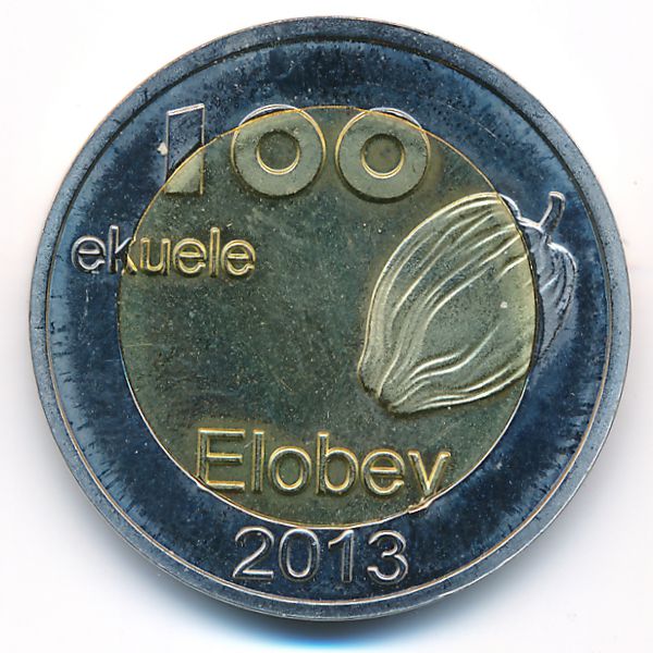 Остров Большой Элобей., 100 экуэле (2013 г.)