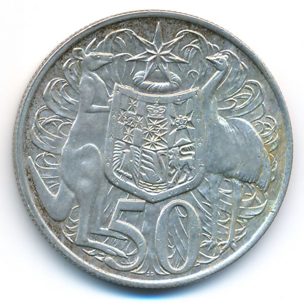 Австралия, 50 центов (1966 г.)