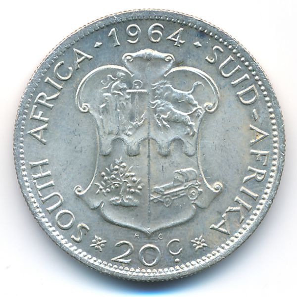 ЮАР, 20 центов (1964 г.)