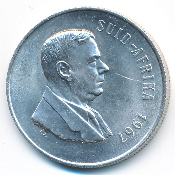 ЮАР, 1 рэнд (1967 г.)