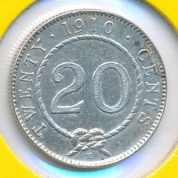Саравак, 20 центов (1910 г.)
