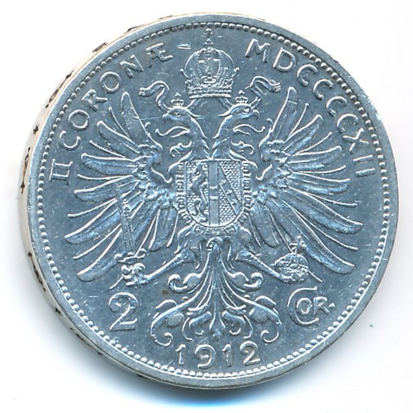 Австрия, 2 кроны (1912 г.)