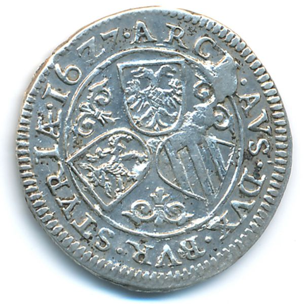 Австрия, 3 крейцера (1627 г.)