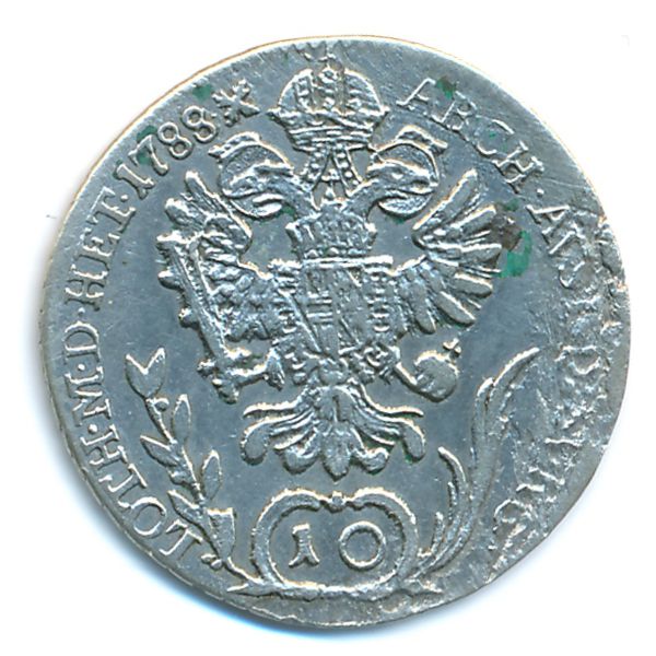 Австрия, 10 крейцеров (1788 г.)