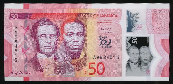Ямайка, 50 долларов (2022 г.)