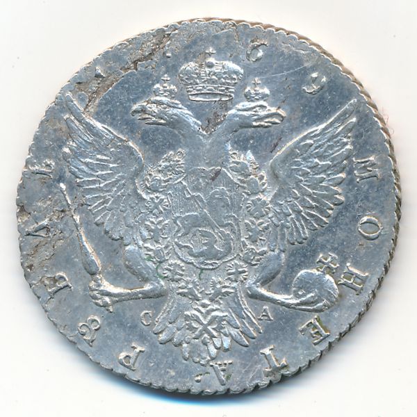 Екатерина II (1762—1796), 1 рубль (1769 г.)