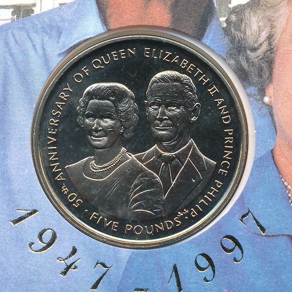 Остров Мэн, 5 фунтов (1997 г.)