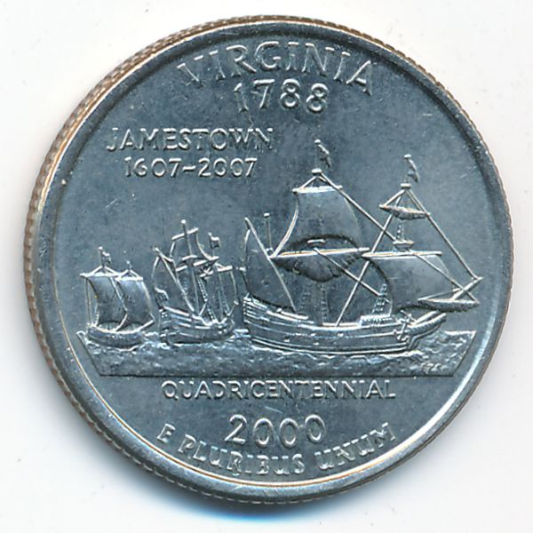 США, 1/4 доллара (2000 г.)