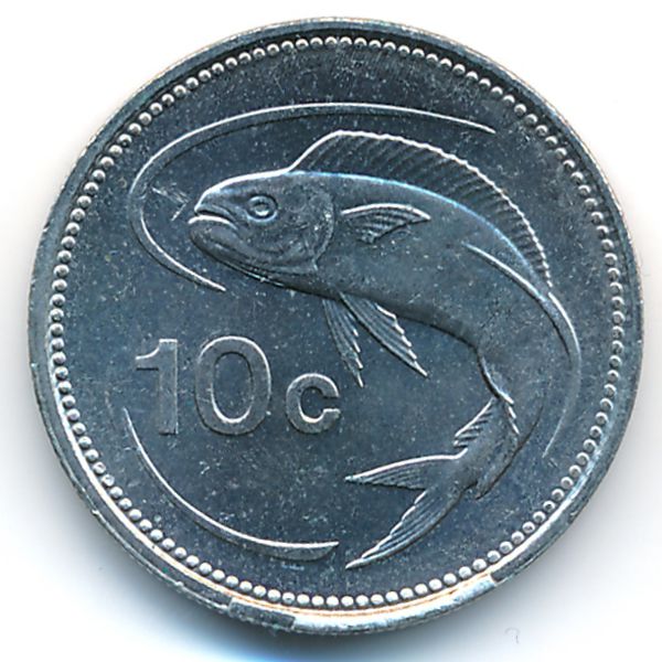 Мальта, 10 центов (1986 г.)