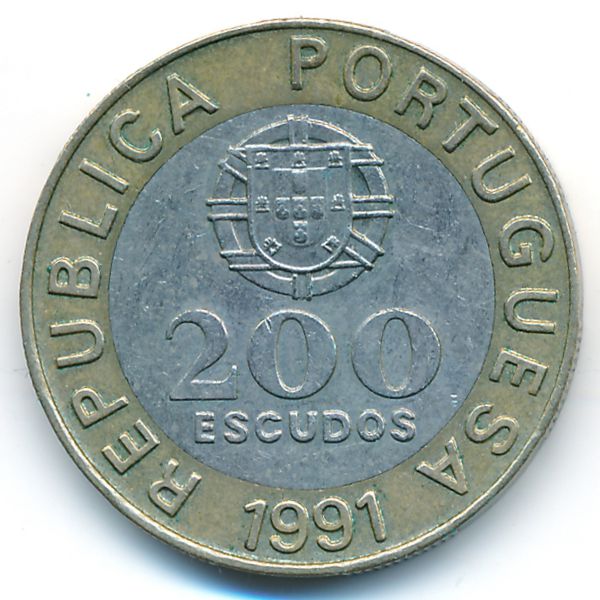Португалия, 200 эскудо (1991 г.)
