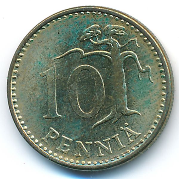 Финляндия, 10 пенни (1970 г.)