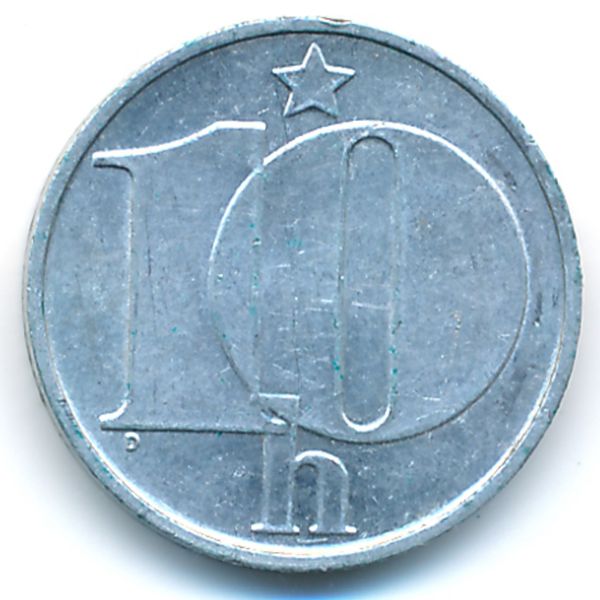 Чехословакия, 10 гелеров (1974 г.)