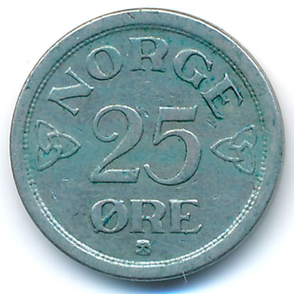 Норвегия, 25 эре (1954 г.)