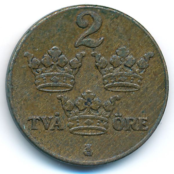 Швеция, 2 эре (1937 г.)