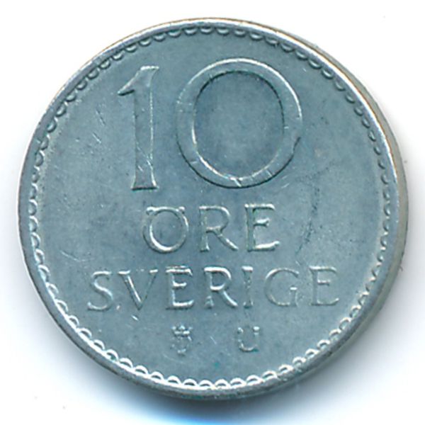 Швеция, 10 эре (1968 г.)