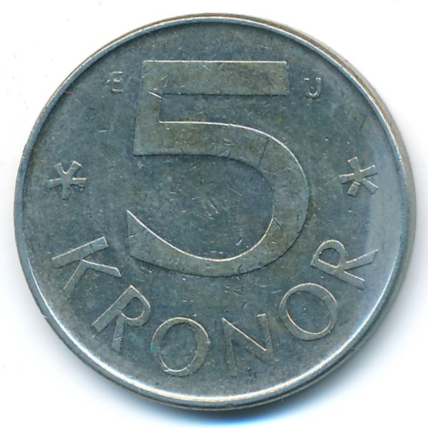 Швеция, 5 крон (1984 г.)
