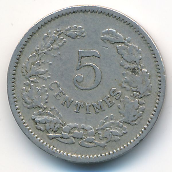 Люксембург, 5 сентим (1901 г.)
