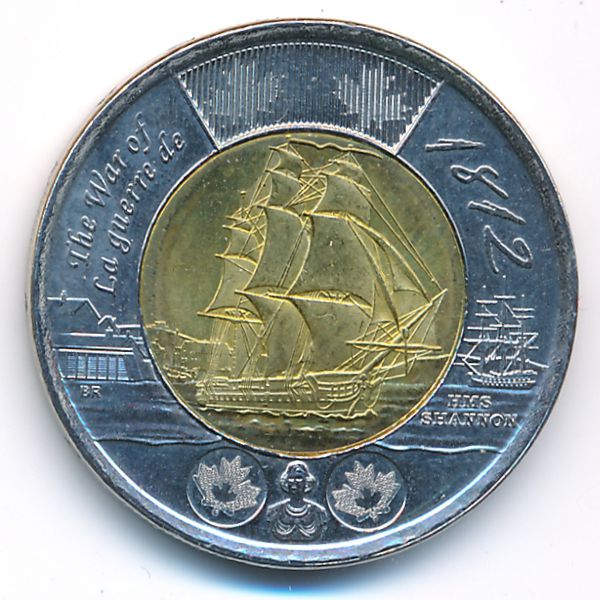 Канада, 2 доллара (2012 г.)