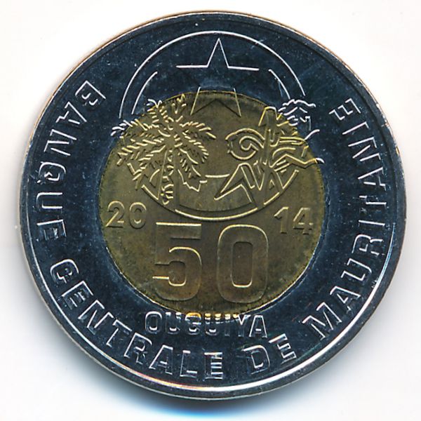 Мавритания, 50 угий (2014 г.)