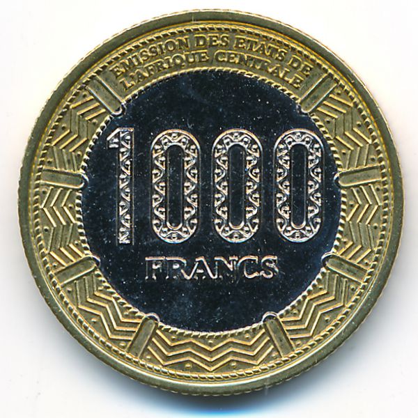 Экваториальная Гвинея, 1000 франков (2020 г.)