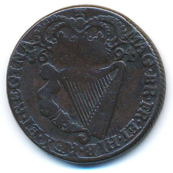 Ирландия, 1/2 пенни (1694 г.)