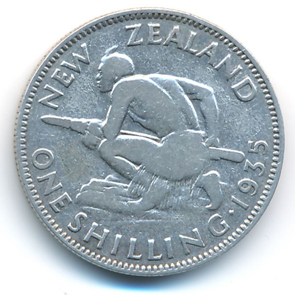 Новая Зеландия, 1 шиллинг (1935 г.)
