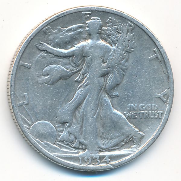 USA, 1/2 dollar, 1934