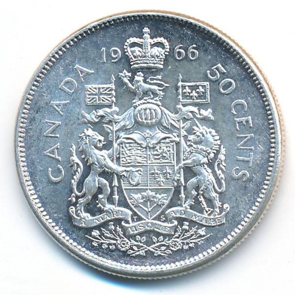 Канада, 50 центов (1966 г.)