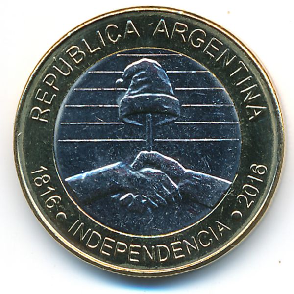 Аргентина, 2 песо (2016 г.)