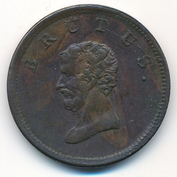 Великобритания, 1/2 пенни (1813 г.)