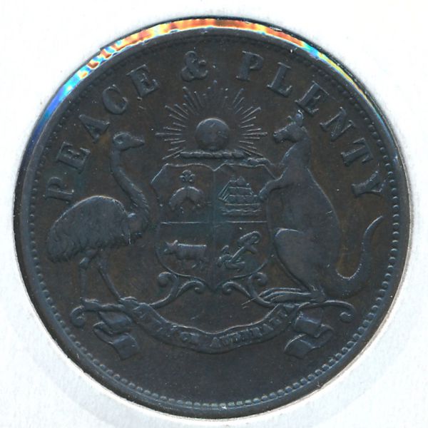 Великобритания, 1 пенни (1858 г.)