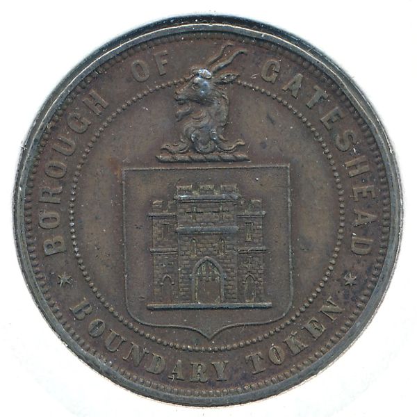 Великобритания, 1/2 пенни (1857 г.)