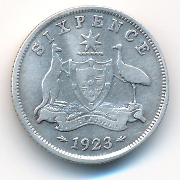 Австралия, 6 пенсов (1923 г.)
