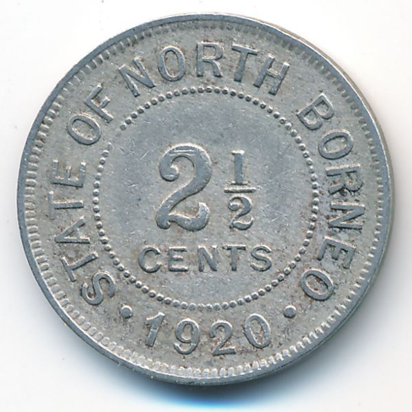 Северное Борнео, 2 1/2 цента (1920 г.)