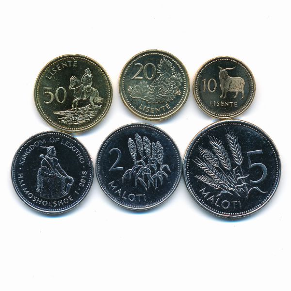 Лесото, Набор монет
