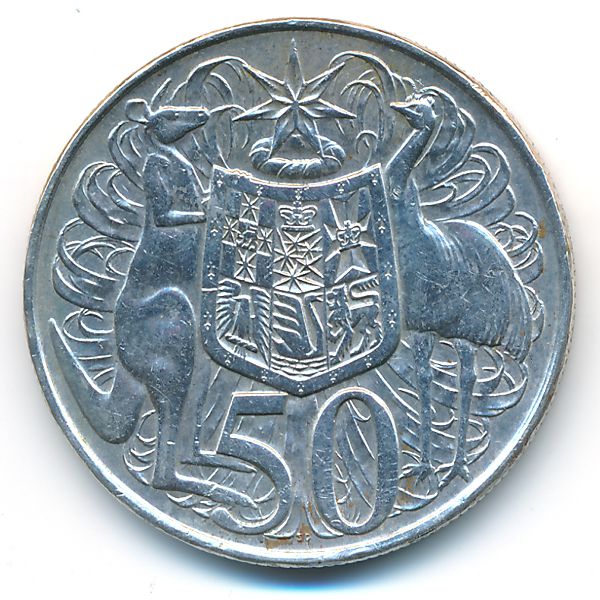Австралия, 50 центов (1966 г.)