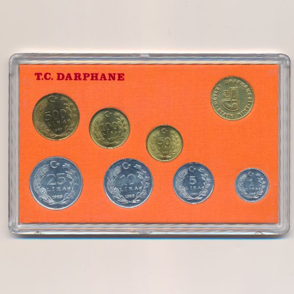 Турция, Набор монет (1989 г.)