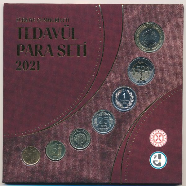 Турция, Набор монет (2021 г.)