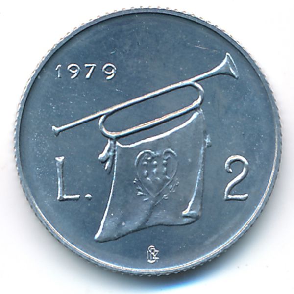 Сан-Марино, 2 лиры (1979 г.)