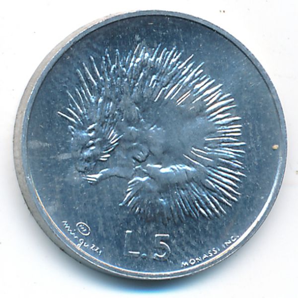 Сан-Марино, 5 лир (1974 г.)