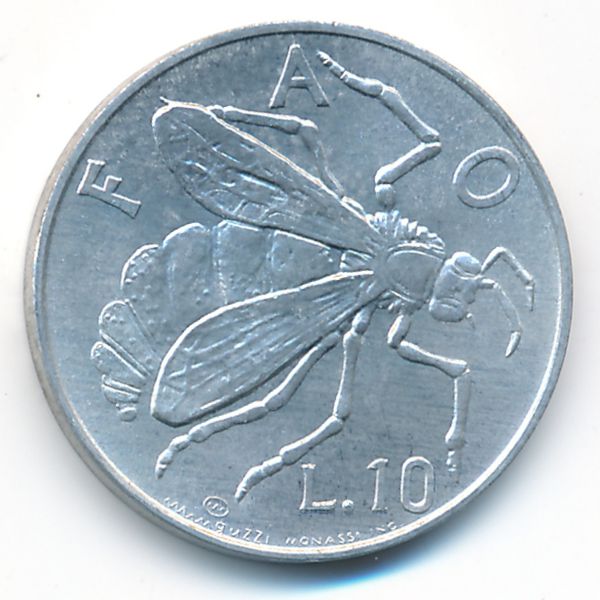 Сан-Марино, 10 лир (1974 г.)