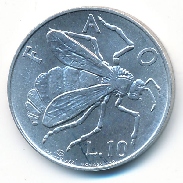 Сан-Марино, 10 лир (1974 г.)