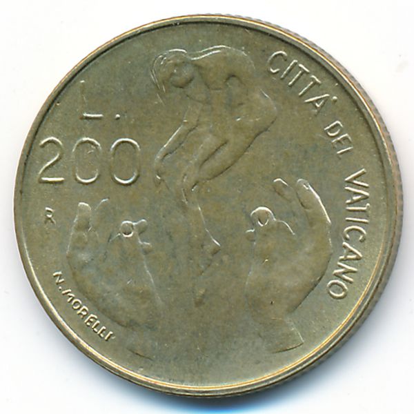 Ватикан, 200 лир (1983 г.)