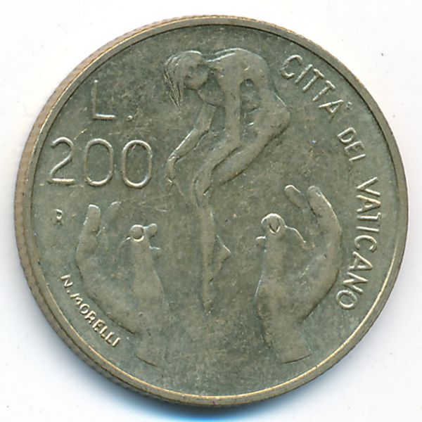 Ватикан, 200 лир (1983 г.)