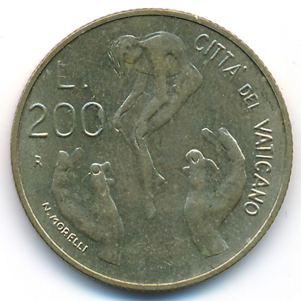 Ватикан, 200 лир (1983 г.)